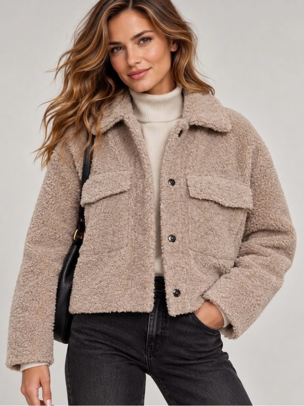 Zara - perfect shearling jacket